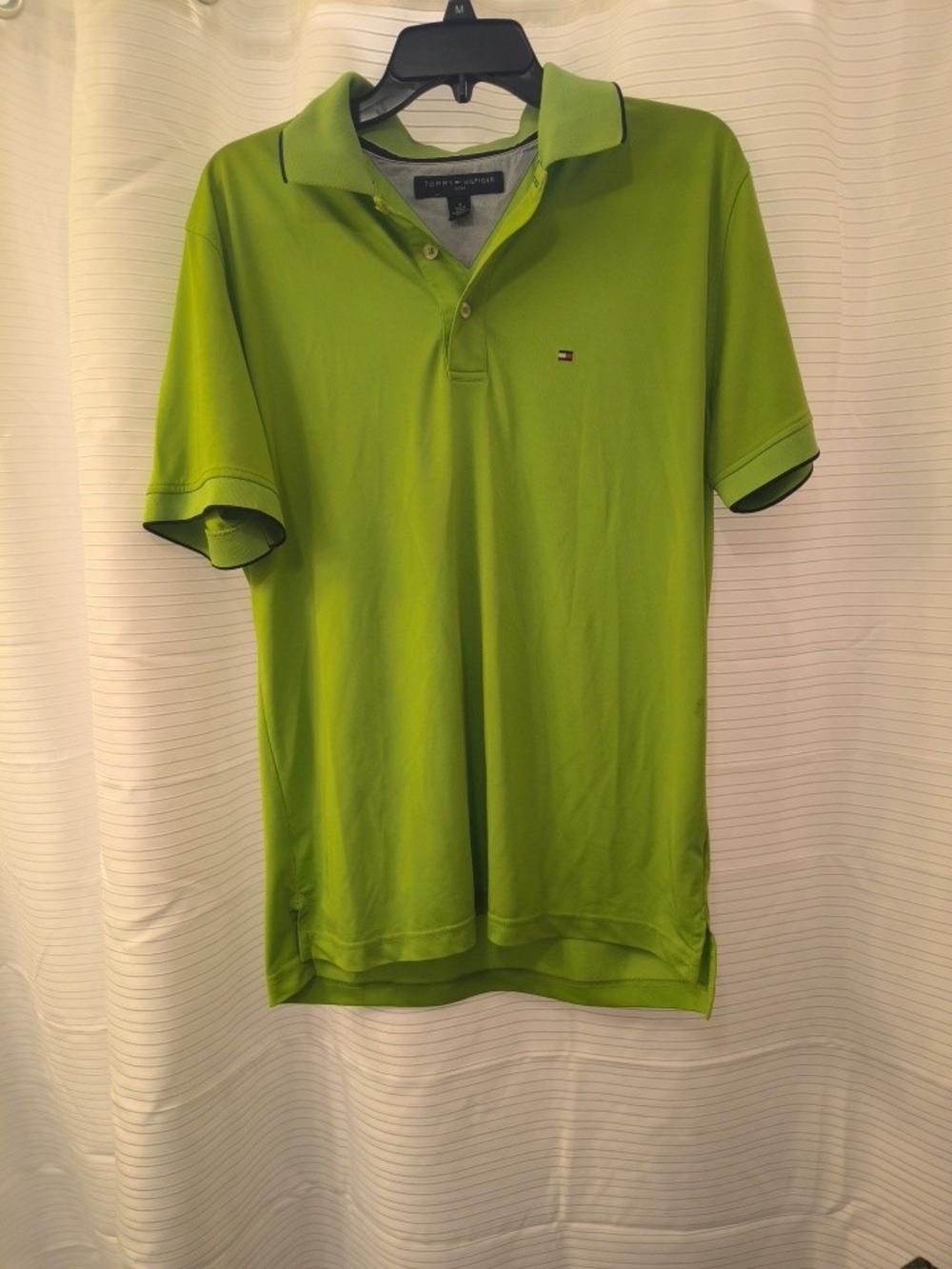 Tommy Hilfiger Men’s Lime Green Short-Sleeve Polo